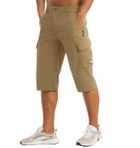 Calças Cargo Capri MAGCOMSEN Quick Dry para homens