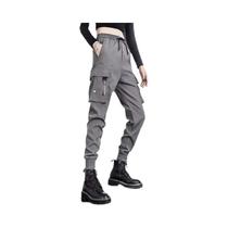 Calças Cargo Casuais Femininas Hip-hop Streetwear Moda Calças De Moletom Para Dança