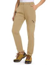 Calças cargo de caminhada TBMPOY leves e resistentes à água para mulheres