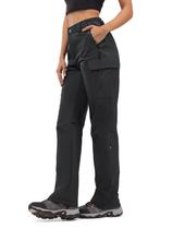 Calças Cargo Femininas Moosehill para Caminhada - Secagem Rápida - Tamanho 10 Calças Cargo Femininas Moosehill para Caminhada - Secagem Rápida - Tamanho 10