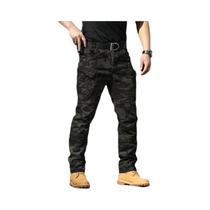 Calças Cargo Impermeáveis plus Size Para Homens, Joggers Táticas Militares Elásticas Com Múltiplos