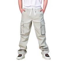 Calças Cargo Jogger Skatista Feminina E Masculina C/ Elástico De Alta Qualidade Calças Cargo Jogger Skatista Feminina E Masculina C/ Elástico De Alta Qualidade