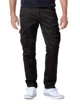Calças cargo masculinas combinam com roupas de trabalho ao ar livre, cinza escuro Calças cargo masculinas combinam com roupas de trabalho ao ar livre, cinza escuro