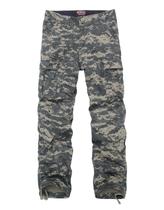 Calças Cargo Masculinas Match Estampa Camuflada Digital Selvagem Azul
