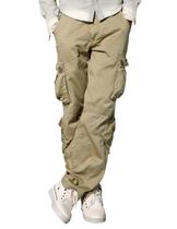Calças Cargo Masculinas Match Wild British Khaki 27