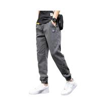 Calças Cargo Masculinas plus Size Primavera Verão Pretas E Azuis Streetwear Denim Jogger Baggy Harem