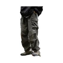 Calças Cargo Masculinas Pretas Impermeáveis Para Primavera E Outono, Estilo Hip Hop, Casual, Calças Cargo Masculinas Pretas Impermeáveis Para Primavera E Outono, Estilo Hip Hop, Casual,