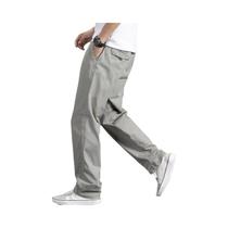 Calças Cargo Masculinas Soltas - Algodão, Cinza e Preto - Casual e para Trabalho