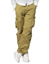 Calças Cargo Match Masculinas Wild 3357 Caqui Tamanho 44