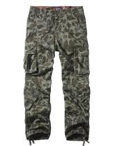 Calças Cargo Match Masculinas Wild Camo Verde Acinzentado 32