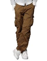 Calças Cargo Match Masculinas Wild Mud 32 Algodão Ajuste Regular