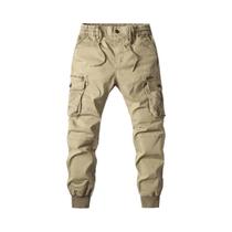 Calças Cargo Militares Em Caqui E Preto Para Homens, Casuais, Táticas, Com Múltiplos Bolsos, Moda Calças Cargo Militares Em Caqui E Preto Para Homens, Casuais, Táticas, Com Múltiplos Bolsos, Moda