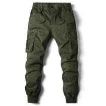 Calças Cargo Militares Em Caqui E Preto Para Homens, Casuais, Táticas, Com Múltiplos Bolsos, Moda Calças Cargo Militares Em Caqui E Preto Para Homens, Casuais, Táticas, Com Múltiplos Bolsos, Moda