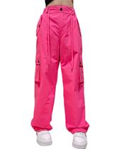 Calças cargo Sangtree Girls Parachute Pants Y2K 13-14 anos