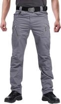 Calças cargo Susclude para homens Work Tactical Rip Stop Grey 32