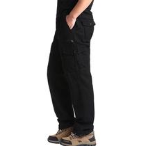 Calças Cargo Táticas Camufladas Masculinas, Largas E Retas, Com Múltiplos Bolsos, Para Treinamento