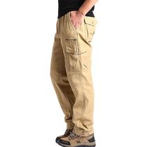 Calças Cargo Táticas Camufladas Masculinas, Largas E Retas, Com Múltiplos Bolsos, Para Treinamento