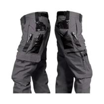 Calças Cargo Táticas Impermeáveis Masculinas Com Múltiplos Bolsos, Resistentes Ao Uso, Para