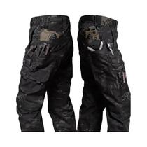 Calças Cargo Táticas Masculinas 2024 Impermeáveis Com Múltiplos Bolsos Resistentes Ao Uso Para