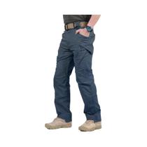 Calças Cargo Táticas Masculinas Em Algodão Stretch Para Trabalho Militar Ao Ar Livre Com 9 Bolsos