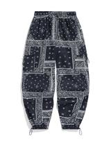 Calças cargo ZAFUL Flat Pocket Parachute para homens pretas XXL