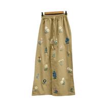Calças Casuais Elegantes De Cintura Elástica Com Estampa Floral Vintage Para Mulheres, Calças Longas Calças Casuais Elegantes De Cintura Elástica Com Estampa Floral Vintage Para Mulheres, Calças Longas