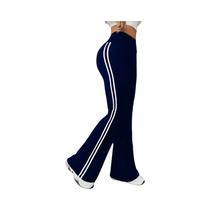 Calças Casuais Femininas De Cintura Alta Slim Flare Moda Primavera Verão Micro Pull Trousers Look