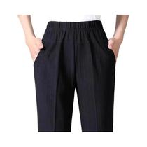 Calças Casuais Femininas plus Size 8XL De Cintura Alta Elásticas E Confortáveis Para Outono E