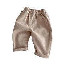 Calças Casuais Listradas Para Crianças De Outono 0-5T Meninos Meninas Moda Jeans De Denim