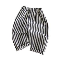 Calças Casuais Listradas Para Crianças De Outono 0-5T Moda Jeans Para Meninos E Meninas