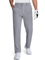 Calças casuais MAGCOMSEN para homens Stretch Straight Grey