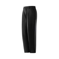 Calças Casuais Masculinas De Verão Leves Com Cintura Elástica Em Poliéster, Caimento Solto E Calças Casuais Masculinas De Verão Leves Com Cintura Elástica Em Poliéster, Caimento Solto E