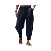 Calças Casuais Masculinas Leves E Respiráveis Com Cintura Elástica, Cor Sólida, Estilo Harajuku Calças Casuais Masculinas Leves E Respiráveis Com Cintura Elástica, Cor Sólida, Estilo Harajuku