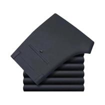 Calças Casuais Masculinas Pretas Com Stretch, Secagem Rápida, Estilo Coreano Para Escritório, Calças Casuais Masculinas Pretas Com Stretch, Secagem Rápida, Estilo Coreano Para Escritório,