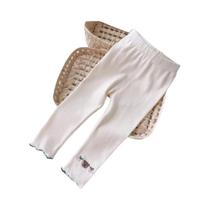 Calças Casuais Para Crianças Com Estampa De Urso De Pelúcia E Cereja, Resistentes a Mosquitos,