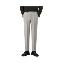 Calças Casuais Slim Fit De Cor Sólida Para O Verão Masculino, Moda Clássica, Calças Retas Para
