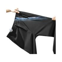 Calças Casuais Slim Stretch Masculinas Para Primavera E Verão, Finas, Com Cintura Elástica, Pretas E Calças Casuais Slim Stretch Masculinas Para Primavera E Verão, Finas, Com Cintura Elástica, Pretas E