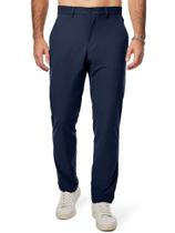 Calças chino JMIERR Quick Dry para homens - 32/34/36, elásticas, azul marinho