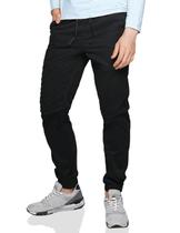 Calças Chino Jogger masculinas combinam cinza escuro, tamanho 36 Calças Chino Jogger masculinas combinam cinza escuro, tamanho 36