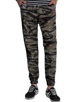 Calças Chino Jogger masculinas combinam com camuflagem preta, tamanho 29 Calças Chino Jogger masculinas combinam com camuflagem preta, tamanho 29