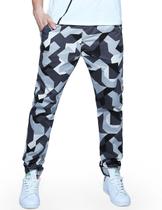 Calças Chino Jogger masculinas folgadas Match Checks 29