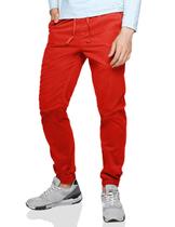 Calças Chino Jogger Match masculinas 29 laranjas 100% algodão Calças Chino Jogger Match masculinas 29 laranjas 100% algodão