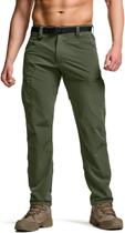 Calças CQR masculinas de secagem rápida, táticas, resistentes à água, verdes, 30 L x 30 L