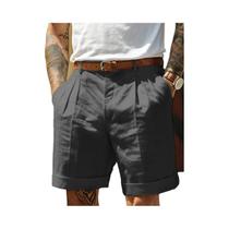 Calças Cropped Casuais De Verão Para Homens, Estilo Fashion, Shorts Para Atividades Ao Ar Livre