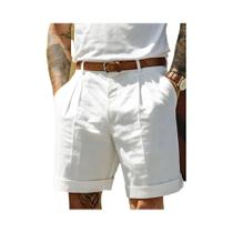 Calças Cropped Casuais De Verão Para Homens, Estilo Fashion, Shorts Para Atividades Ao Ar Livre