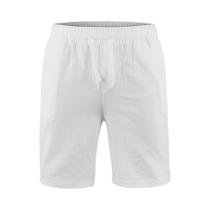 Calças Curtas De Algodão E Linho Respiráveis Para O Verão Masculino Em Cores Sólidas, Moda Fitness E