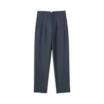 Calças de Alfaiataria Femininas de Cintura Alta - Preto, Rosa e Branco