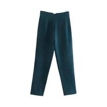 Calças de Alfaiataria Femininas de Cintura Alta - Preto, Rosa e Branco