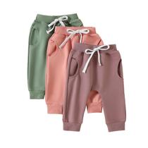 Calças de bebê Yoawdats, pacote com 3 pull-on jogger para meninos e meninas