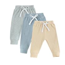 Calças de bebê Yoawdats, pacote com 3 pull-on jogger para meninos e meninas Calças de bebê Yoawdats, pacote com 3 pull-on jogger para meninos e meninas
